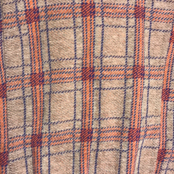 Hurley Plaid Lightweight Button-down Ribbed Coat - Picture 5 of 8